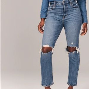 Curve Love Ultra High Rise Ankle Straight Jeans